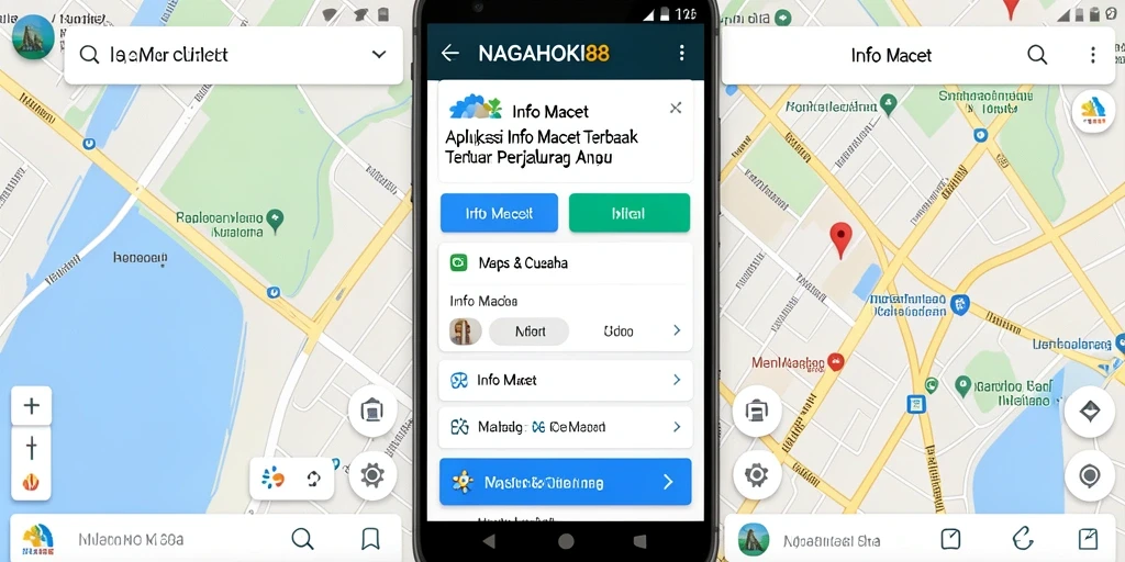 Tampilan antarmuka NAGAHOKI88 yang menampilkan informasi lalu lintas.