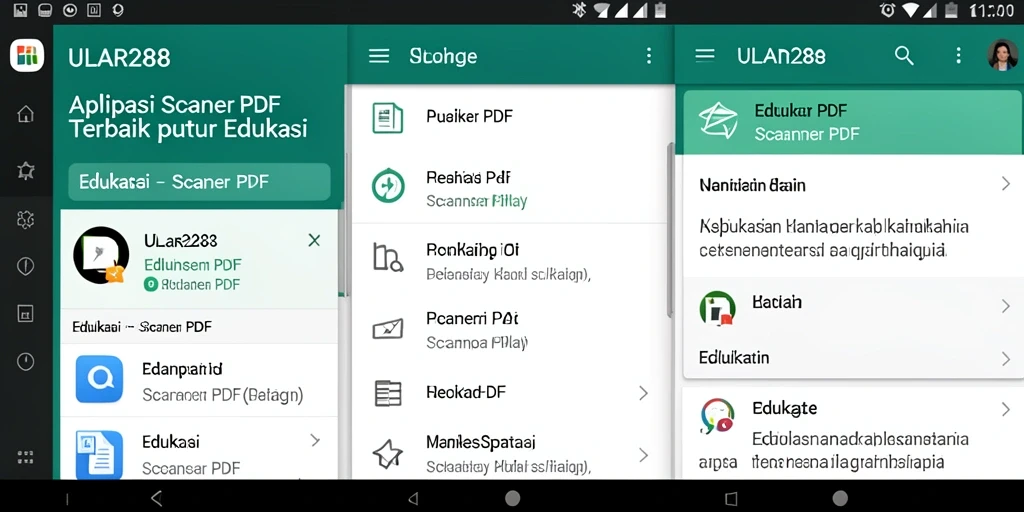 Antarmuka ULAR288 yang sederhana dan fungsional untuk Scanner PDF.
