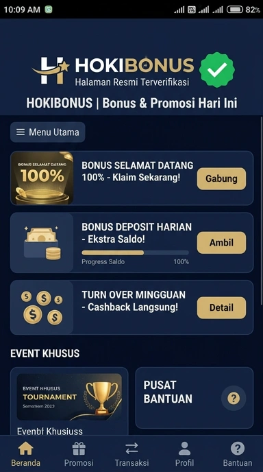 Kanal Resmi Hokibonus untuk Pengguna Android